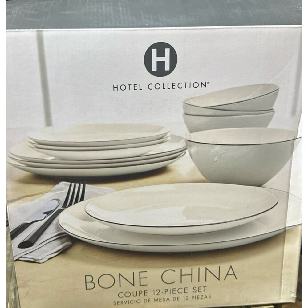 Hotel Collection
Black Line 12 Pc. Dinnerware Set, Service for 4